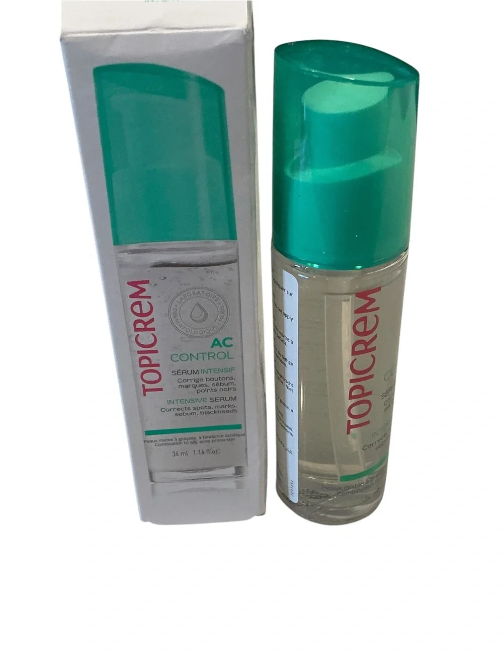 Topicrem AC control intense serum for combination-oily skin face correcting seru